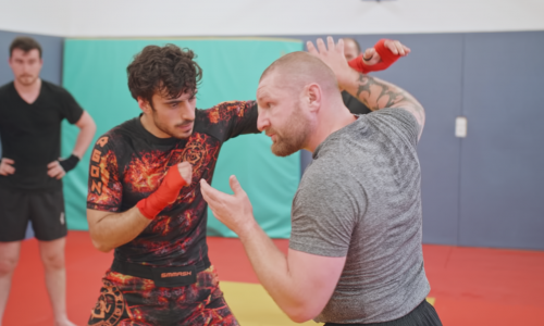 Pratique de Self Defense dans le naos de MMA Agôn